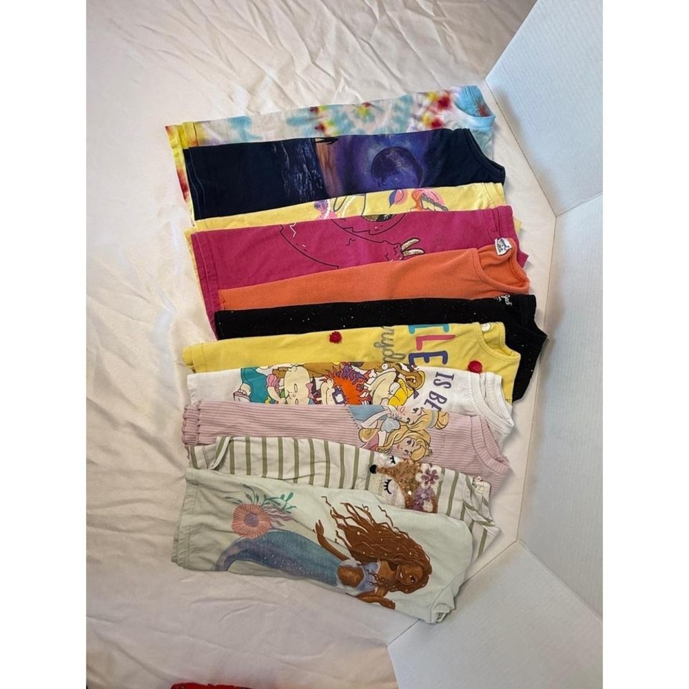 25 piece Kids Clothes Bundle Lot Girls Dresses Tops Shirts Variety size 6/6x - Picture 2 of 7